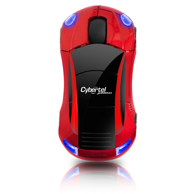 Mouse Inalambrico Cybertel Carrera-S M301S Rojo / Cybertel