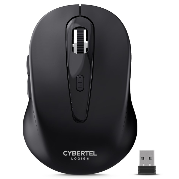 Mouse Inalambrico Cybertel Logic 6 Black M307 Negro / Cybertel