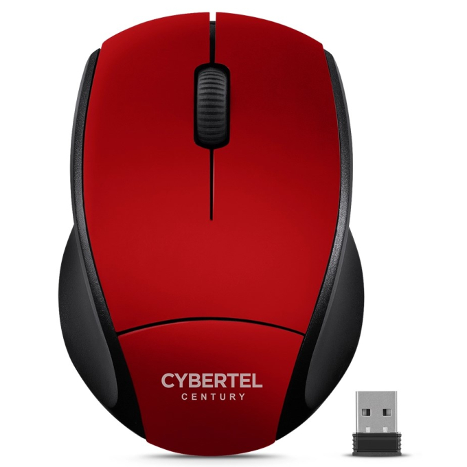 Mouse Inalambrico Cybertel Century 2 M304-2M Rojo Bluetooth, Wireless / Cybertel