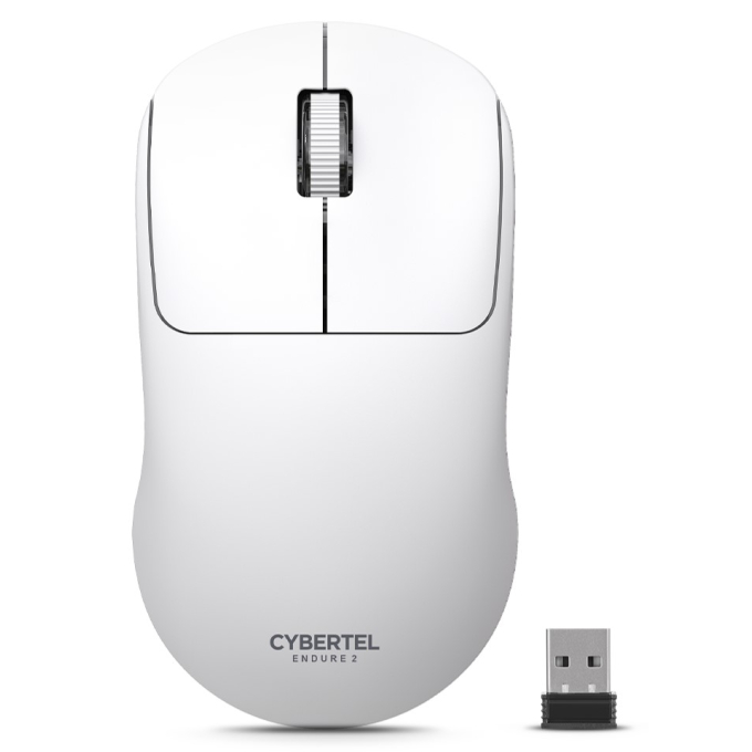 Mouse Inalambrico Cybertel Endure 2 M702N-2M Blanco Bluetooth, Wireless / Cybertel