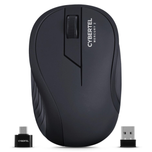 Mouse Inalambrico Cybertel Mercury 2 M308K-2M Charcoal Bluetooth, Wireless