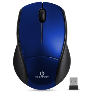 Mouse Inalambrico Enkore Sprint EKM200-2M Azul Bluetooth, Wireless