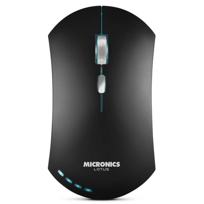 Mouse Inalambrico Micronics Lotus 3 M728-3M Recargable USB-C Bluetooth, Wireless / Micronics