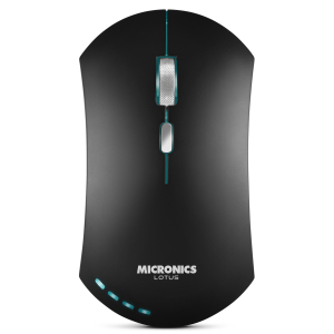 Mouse Inalambrico Micronics Lotus 3 M728-3M Recargable USB-C Bluetooth, Wireless