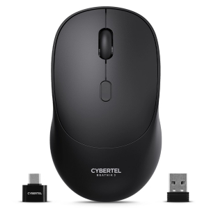 Mouse Inalambrico Cybertel Beatnik 3 M704-3M Black Recargable Bluetooth, Wireless