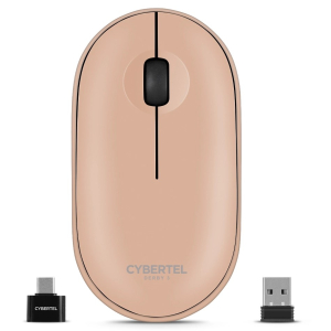 Mouse Inalambrico Cybertel Derby 3 M320-3M Nude Recargable Bluetooth, Wireless