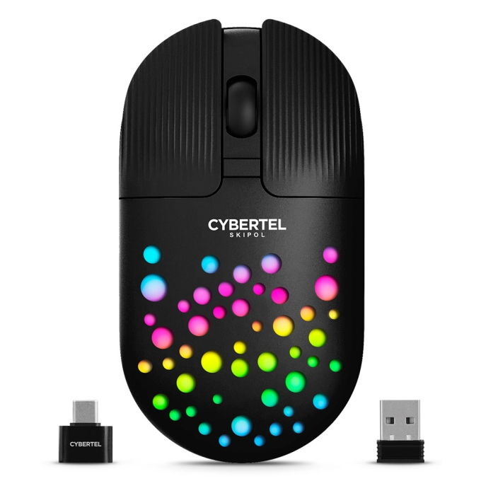 Mouse Inalambrico Cybertel Skipol M705-3M Recargable Bluetooth, Wireless / Cybertel