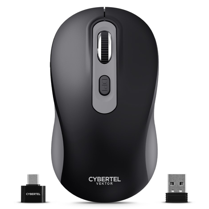 Mouse Inalambrico Cybertel Vektor M708-3M Recargable Bluetooth, Wireless / Cybertel