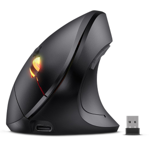 Mouse Vertical Inalambrico Cybertel Diamond 3 M521 Recargable Bluetooth, Wireless