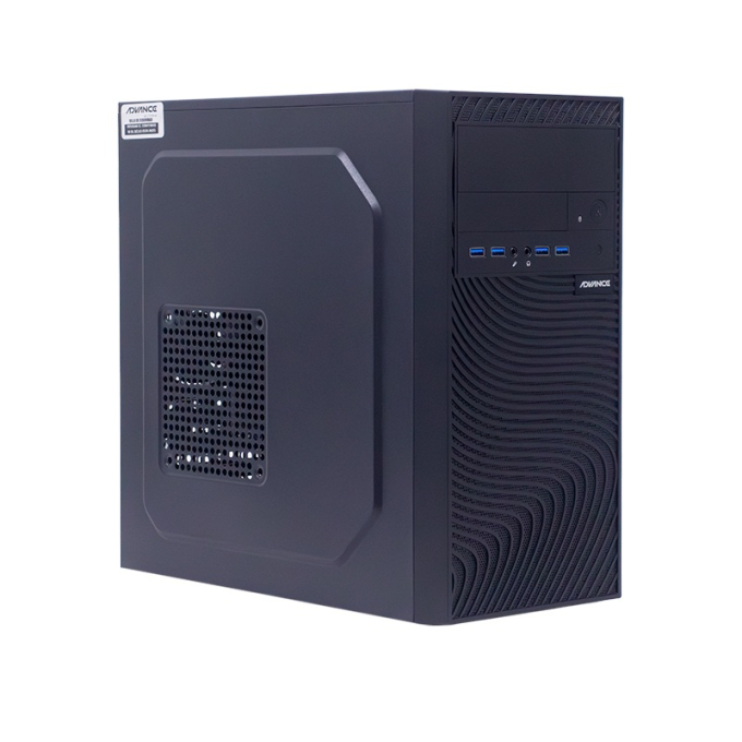 Computadora CPU Advance Vission Essential E1 1220HX, Intel Ci5 14450HX, Memoria RAM 16GB, Disco Solido SSD, Linux, No Monitor, Black, VE1220HX / ADVANCE
