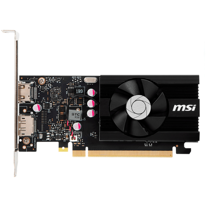 Tarjeta de video MSI GeForce GT 1030 4GD4 LP OC, 4GB DDR4, PCI Express 3.0 x16 (x4) VGA MSI GEFORCE GT 1030 4GB D4 / MSI