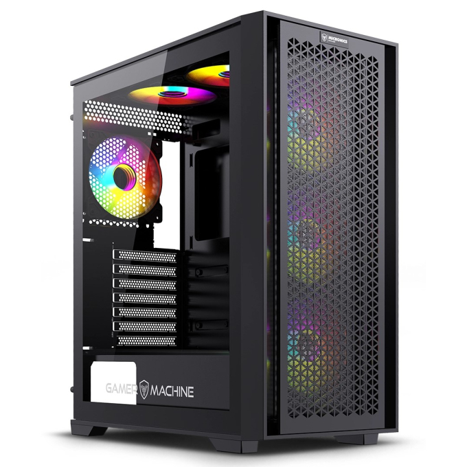 Case Micronics Mirage CG805-6 con 6 Ventiladores ARGB / Micronics