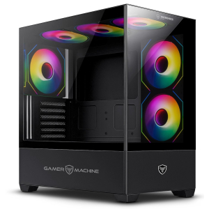 Case Micronics iCube Black GC800-6 con 6 Ventiladores RGB