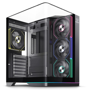 Case Micronics Warrior Black FC1013 con 4 Ventiladores ARGB