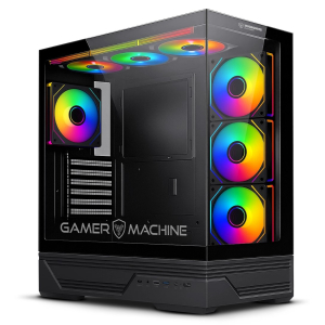 Case Micronics Ranger Black FC1008 con 7 Ventiladores ARGB Double Halo