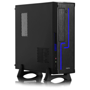 Case Cybertel Derby Slim CYB C1005 con 2 Ventiladores P8 con PSU 230W