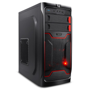 Case Cybertel Hunter CBX 3500 con 2 Ventiladores Rainbow, PSU 350W