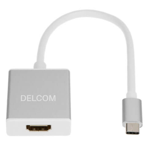 ADAPTADOR DELCOM USB-C A HDMI 4K (DL-C001)