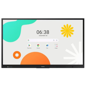 Pantalla Interactiva Samsung WA75F 75 4K UHD 3840x2160 Tactil, 400 cd/m², HDMI, USB, Bluetooth, Android 14