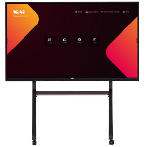Pantalla Interactiva i3CONNECT ELM 2 65pulgadas 4K UHD 3840x2160 LCD Tactil, 450 cd/m², HDMI, USB, VGA, Bluetooth, Android 14 / i3CONNECT