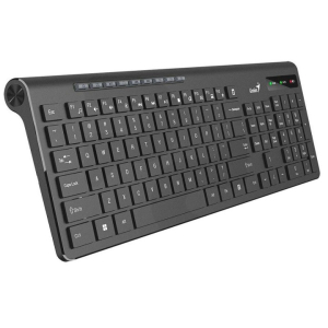 Teclado Inalambrico Genius SlimStar 7230 AI Copilot Multimedia 9 Teclas de Acceso Rapido Black 31310021401 / GENIUS
