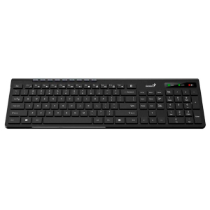 Teclado Inalambrico Genius SlimStar 7230 AI Copilot Multimedia 9 Teclas de Acceso Rapido Black 31310021401
