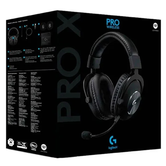 AUDIFONO C/MICROF. LOGITECH G PRO X BLACK (981-000817) 981-000817 / LOGITECH G