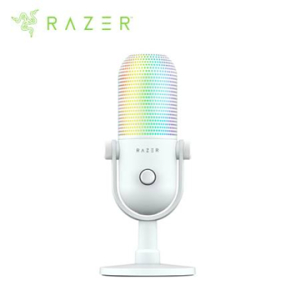 MICROFONO RAZER SEIREN V3 CHROMA USB STREAMING SUPERCARDIOIDE C/N SENSOR TOUCH SILENT WHITE (RZ19-05060200-R3U1) RZ19-05060200-R3U1