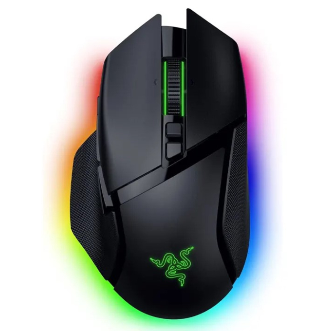 Mouse Inalambrico Razer Basilisk V3 Pro 35K DPI Multidispositivo 210H Wireless Bluetooth USB-A Switch Optico 90M 13 Zonas Chroma Black RZ01-05240100-R3U1 / RAZER