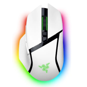 Mouse Inalambrico Razer Basilisk V3 Pro 35K DPI Multidispositivo Wireless/Bluetooth/USB-A 210H Switch ?ptico 90M 13 Zonas Chroma White RZ01-05240200-R3U1