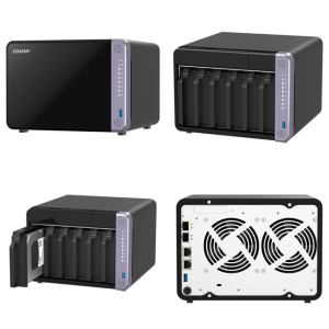 Servidor NAS QNAP TS-632X-4G, ARM AL524 4C/2GHz, 4GB RAM SODIMM, Bahias: 6x3.5pulgadas SATA / NAS