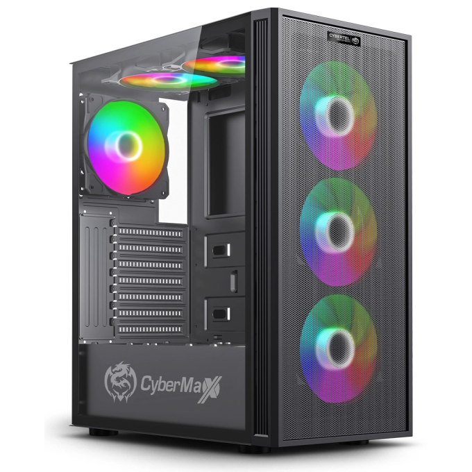 Case Cybertel Defender C5003 con 6 Ventiladores ARGB / Cybertel