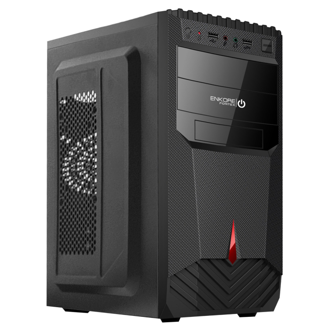 Case Enkore Fortex ENK C2002 con PSU 230W y 8CM Fan HD Audio / Enkore