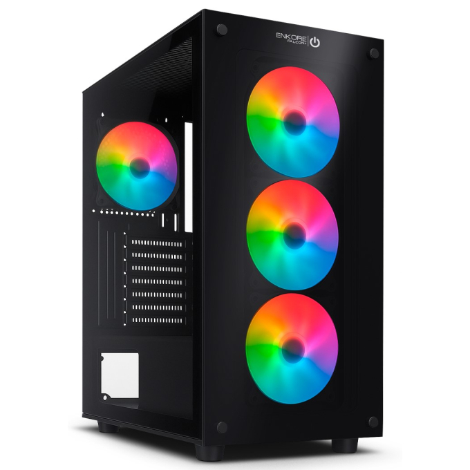 Case Enkore Falcon+ ENK 5000-RGB con 4 Ventiladores RGB / Enkore