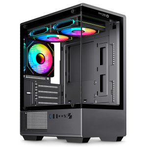 Case Enkore Inspire Black ENK C3002 con 3 Ventiladores RGB