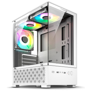 Case Enkore Avenger White ENK C3006W con 5 Ventiladores ARGB