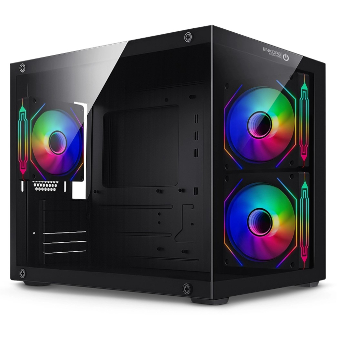 Case Enkore Tzuntori ENC 3034 con 3 Ventiladores ARGB / Enkore