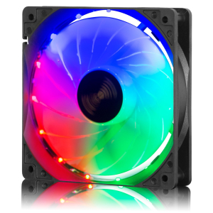 Ventilador Airboom Turbine AB125 Rainbow para Case Gamer / Airboom