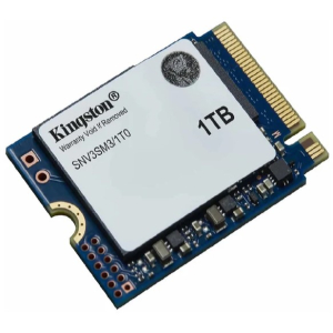 Disco Duro Solido Kingston NV3 1TB M.2 2230 PCIe 4.0 NVMe Interno 320TBW, Portatil, Computadora de escritorio, Consola de juegos Dispositivo compatible / Kingston