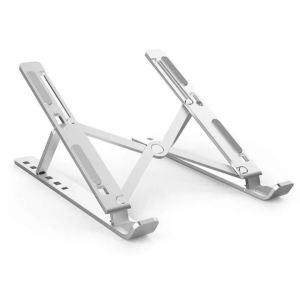 SOPORTE PARA LAPTOP GAME PRO STAND-NB, Ergonomico, Estructura de Aluminio, Disipacion Pasiva, Base Antideslizante