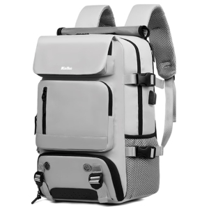 Mochila de Viaje para Laptop Kolke Gris KVM-720-GRY