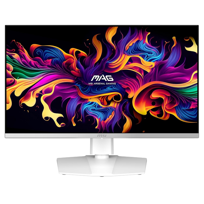 Monitor MSI Gaming , 26.5pulgadas QHD Plano, QD-OLED, 280Hz, 0.03ms, HDR True Black 400, Base Ergonomica, HDMI, DisplayPort, USB-C, MAG 272QPW QD-OLED X28 / MSI