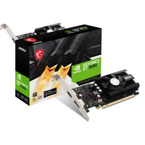 Tarjeta de Video MSI Nvidia GeForce GT 1030 4GD4 LP OC 4GB DDR4, GT-1030-4GD4-LP-OC