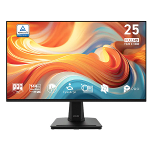 Monitor MSI Pro , 24.5 Full HD Plano, IPS, 144Hz, 1ms, FreeSync, Base Ergonomica, HDMI, VGA, PRO MP251 E14L