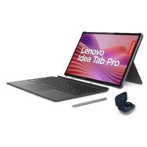 TABLET LENOVO IDEA TAB PRO, MediaTek Dimensity 8300, 8GB RAM, 256GB UFS, 12.7 3K Touch, Android 14, Incluye Teclado + Lapiz + Moto Buds, Luna Grey, ZAE40162PE