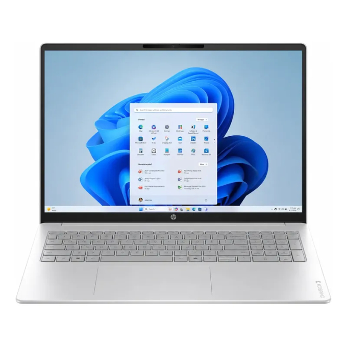 Laptop HP OMNIBOOK 3 16-BY0205 AMD Ryzen™ 5 40, Memoria RAM 16GB, Disco Solido 256GB SSD, Video Integrado, 16pulgadas TOUCHSCREEN, WIN11, GLACIER SILVER / HP