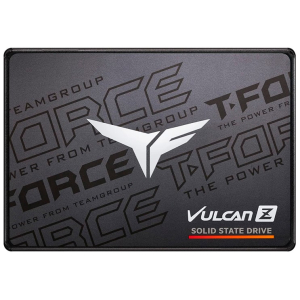 Disco Duro Solido TeamGroup T-Force Vulcan Z 256GB 2.5pulgadas SATA III, Negro / TEAMGROUP