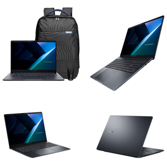 Laptop ASUS Expertbook B3606CCA-MB0181X, Core Ultra 7 255H 5.1GHz, Memoria RAM 16Gb, Disco solido 1Tb, Pantalla 16pulgadas, Win 11Pro / ASUS