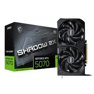 Tarjeta de video MSI GeForce RTX 5070 12G SHADOW 2X OC, 12 GB GDDR7, PCIe 5.0