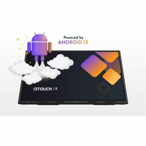 Pizarra digital interactiva i3CONNECT i3TOUCH X3-98 2489.20mm 4K UHD LCD, Memoria RAM 8GB, Infrarrojo (IrDA), Pantalla Tactil, Bluetooth, androide 13 / i3CONNECT